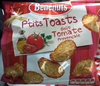 Mängden socker i P'tits Toasts goût Tomate Provençale