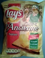 Mängden socker i Chips à l'ancienne nature