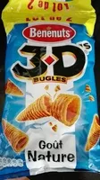 Mängden socker i Lay's 3D's Bugles goût nature lot de 2 x 85 g
