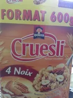 Mängden socker i Cruesli 4 Noix (Format 600 g)