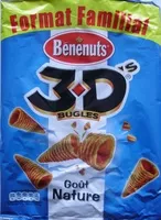 Socker och näringsämnen i Benenuts 3d s bugles