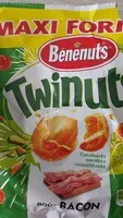 Mängden socker i Twinuts goût Bacon (maxi format)