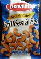 Mängden socker i Noix de Cajou grillées à sec