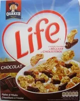 Mängden socker i Life chocolat - Pépites & pétales croustillants à l'avoine