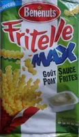 Mängden socker i Fritelle Max, Goût Sauce Pom' Frites