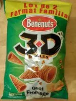 Mängden socker i 3D Bugles Goût Fromage