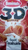 Mängden socker i Benenuts 3d's bugles cacahuete 2x150g