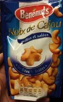 Mängden socker i Noix de Cajou grillées et salées