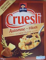 Mängden socker i Automne - Hiver - 3 chocolats