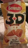 Mängden socker i Lay's 3D's Bugles goût jambon fromage