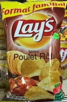 Mängden socker i Lay's saveur poulet rôti format familial