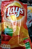 Mängden socker i Lay's saveur spicy