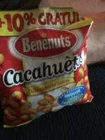 Mängden socker i Bénénuts Cacahuètes grillées & salées 410 g + 10% offert