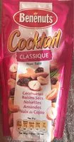 Mängden socker i Bénénuts Cocktail classique non salé