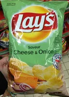 Mängden socker i Lay's Saveur cheese & onion