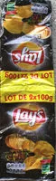 Mängden socker i Lay's saveur barbecue lot de 2 x 100 g