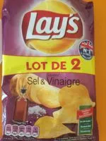Mängden socker i Lay's saveur sel & vinaigre lot de 2 x 130 g