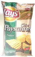 Mängden socker i Lay's Recette paysanne nature