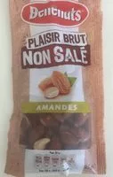 Mängden socker i Bénénuts Plaisir brut Amandes
