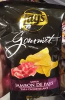 Mängden socker i Chips gourmet Saveur Jambon de pays