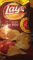 Mängden socker i Chips saveur poulet rôti maxi format