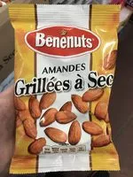 Mängden socker i Amandes Grillées à Sec - Extra Croquantes