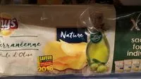 Mängden socker i Lay's Méditerranéenne 100% huile d'olive nature 6 x 25 g
