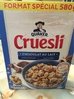 Mängden socker i Quaker Cruesli Chocolat au lait format spécial