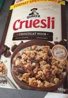 Mängden socker i Quaker Cruesli Chocolat noir format spécial