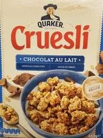 Mängden socker i Quaker Cruesli Chocolat au lait