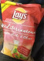 Mängden socker i Lay's Méditerranéenne infusion 100% huile d'olive tomate & basilic