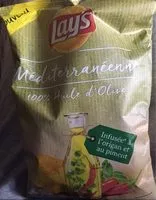 Mängden socker i Lay's Méditerranéenne infusion 100% huile d'olive origan et piment
