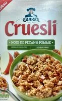 Mängden socker i Cruesli - Noix de pécan & pomme
