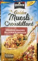 Mängden socker i Golden Muesli Croustillant