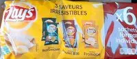 Mängden socker i Lay's saveur poulet rôti, barbecue 4 x 27,5 g et emmental 2 x 25 g