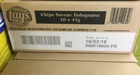 Mängden socker i Chips saveur Bolognaise