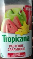 Mängden socker i Tropicana Pastèque carambole
