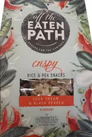Mängden socker i crispy rice & pea snacks