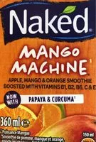 Mängden socker i Naked Mango Machine Apple, Mango & Orange Smoothie