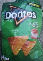 Mängden socker i Doritos goût sizzling salsa