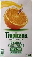 Mängden socker i Tropicana Orange Avec Pulpe