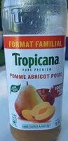 Mängden socker i Tropicana Pure premium pomme abricot poire format familial 1,5 L