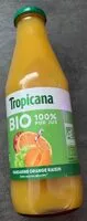 Mängden socker i Tropicana Bio mandarine orange raisin 75 cl
