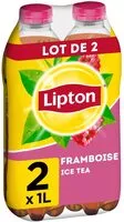 Mängden socker i Lipton Ice Tea saveur framboise lot de 2 x 1 L
