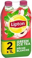 Mängden socker i Lipton Green Ice Tea saveur pêche blanche lot de 2 x 1 L