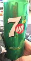 Mängden socker i 7UP saveur citron & citron vert 33 cl