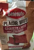 Mängden socker i Bénénuts Plaisir Brut Croustillants aux légumes saveur betterave, confit de piment doux
