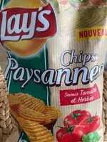 Mängden socker i Lay's Recette paysanne saveur tomates et herbes