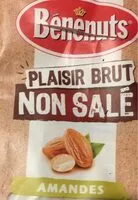 Mängden socker i Bénénuts Plaisir brut Amandes