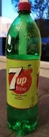 Mängden socker i 7UP Free goût citron citron vert cerise 1,5 L